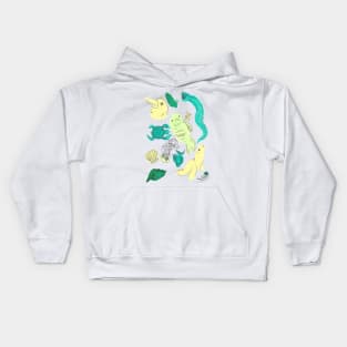 Cute Ocean Life Pattern Kids Hoodie